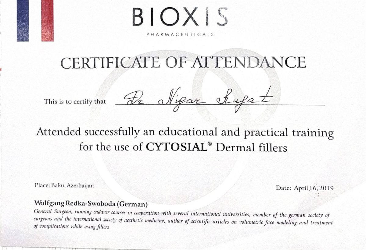 Bioxis Pharmaceuticals – Cytosial dolğuları üzrə təlim – Dr. Nigar Rüfət