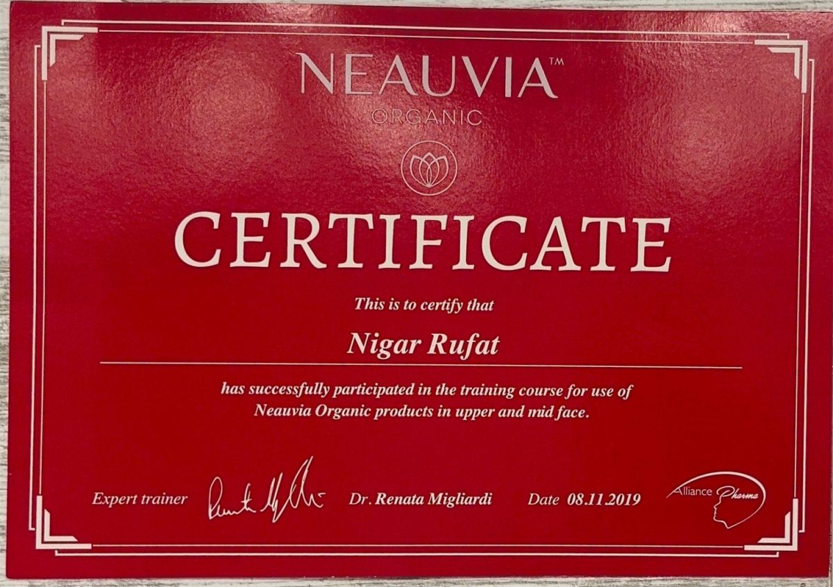 Neauvia Organic – üst və orta üz nahiyəsi dolğuları – Dr. Nigar Rüfət