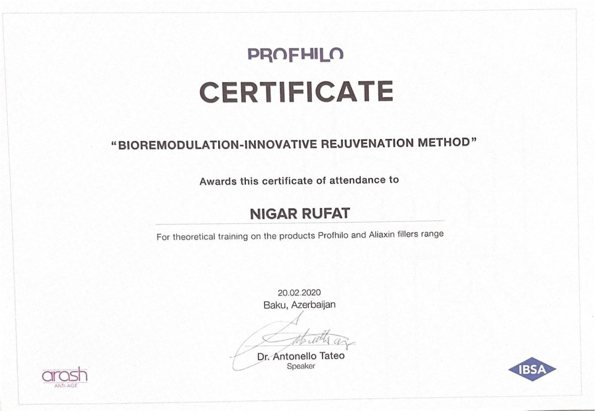 Profhilo – "Bioremodelling" gəncləşdirmə metodu – Dr. Nigar Rüfət